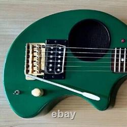 Fernandez Zo-3 Electric Guitar Green Built-in amplifier and speaker