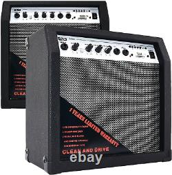 GA80 350 Watts 8 Electric Guitar Amplifier Speaker Portable Powerful Studio and