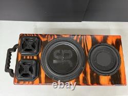 Guitar Amp Karaoke & PA Speaker BLUETOOTH Portable BASS Rechargeable Custom Wood