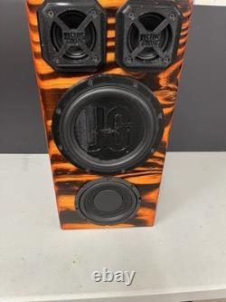 Guitar Amp Karaoke & PA Speaker BLUETOOTH Portable BASS Rechargeable Custom Wood