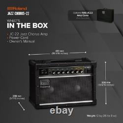 Guitar Amplifier 30 Watt Stereo Chorus Effect Dual Speakers Roland JC-22