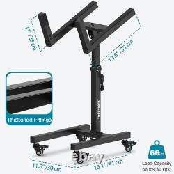 Guitar Amplifier Stands Adjustable Mobile Amp Tilt Back Stand or Amps Speaker Ca