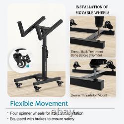 Guitar Amplifier Stands Adjustable Mobile Amp Tilt Back Stand or Amps Speaker Ca