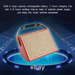 Guitar Bluetooth Speaker 15W Rechargeable Portable Acoustic Guitar Amplifier