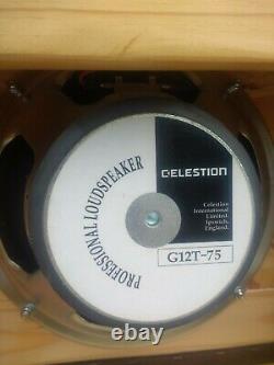 Guitar Speaker Cabinet. 1 x 12 with used Celestion G12T75 Speaker
