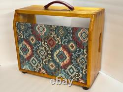 HANDCRAFTED! Princeton Reverb Cabinet Fits 12 Speaker MINT! Birch Baffle