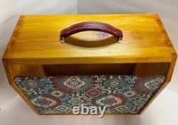 HANDCRAFTED! Princeton Reverb Cabinet Fits 12 Speaker MINT! Birch Baffle