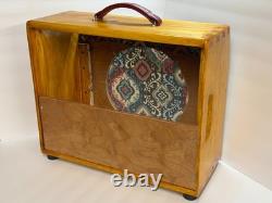 HANDCRAFTED! Princeton Reverb Cabinet Fits 12 Speaker MINT! Birch Baffle