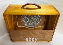 HANDCRAFTED! Princeton Reverb Cabinet Fits 12 Speaker MINT! Birch Baffle