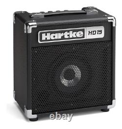 Hartke HD15 Bass Combo HyDrive Amplifier 15W Speaker Technology 6.5 Driver Aux