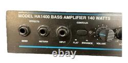 Hartke Model HA1400 Bass Amplifier 140 Watt Transient Attack