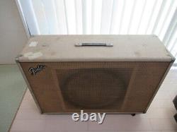 Is down Super precious Fender Showman speaker box with Fender and JBL D