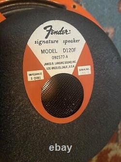 JBL D120F Fender Orange Frame 8 Ohm