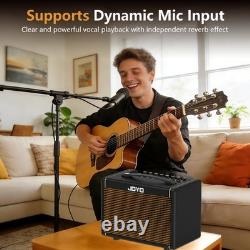 JOYO 20W Acoustic Guitar Amp Built-in Bluetooth and Battery with Rever Chorus
