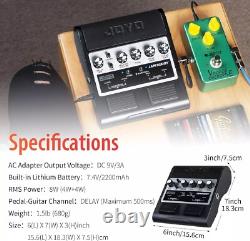 JOYO JAM BUDDY Guitar Amplifier BT4.0 Dual Channel 2x4W Speaker +Delay Effect CA