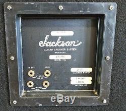 Jackson J421SL Stereo Guitar Cabinet 4x12 Speakers with Coasters Nice