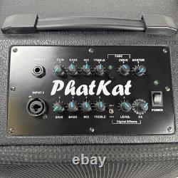 Jazzkat PhatKat Guitar 2 Channel Combo Amp w Built-In Effects Black READ