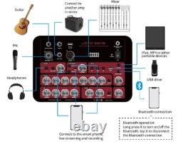 Joyo BSK-40 Live Streaming Acoustic Amplifier with Microphone Input and Battery