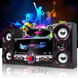 Karaoke Machine System bluetooth Speaker PA Jukebox Guitar Amplifier USB MP3 HOT