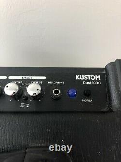 Kustom Dual 30RC Solid State Guitar Amplifier 30 Watts Celestion Speaker