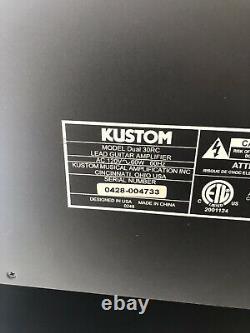 Kustom Dual 30RC Solid State Guitar Amplifier 30 Watts Celestion Speaker