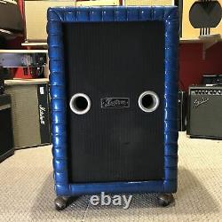 Kustom Tuck n' Roll Vintage 2x12 Speaker Cabinet Blue Sparkle