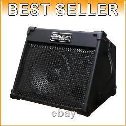 Lightweight 3-Channel Battery-Powered Guitar Amplifier with Bluetooth & Reverb