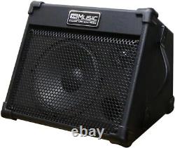 Lightweight 3-Channel Battery-Powered Guitar Amplifier with Bluetooth & Reverb