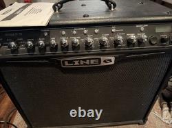 Line 6 Spider IV 75 Modeling 75W Guitar Combo Amplifier And Cables With Guide