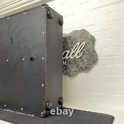 Marshall 1974 JMP Model #2045 2x12 Checkerboard Speaker Cabinet Black Tolex
