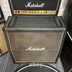 Marshall 1976 JMP 4x12 Angled Speaker Cabinet High Power 120w Model #1982 Black