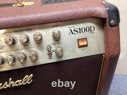 Marshall AS100D Soloist 2-Channel Acoustic Guitar Amplifier, 100 watts Brown