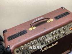 Marshall AS100D Soloist 2-Channel Acoustic Guitar Amplifier, 100 watts Brown