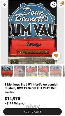 Marshall Plexi Hiwatt 3 Monkeys BW119 withWGS Celestion Speakers Brad Whitford