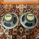 Matched Pair 2x Vintage 1969 Celestion G12m 25w T1511 Greenback 12 Speakers