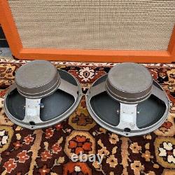 Matched Pair 2x Vintage 1971 Sound City Fane 122190 40w 15ohm 12 Speakers 1970s