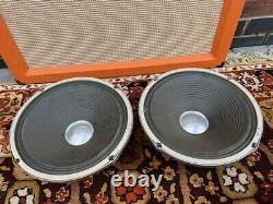 Matched Pair 2x Vintage 1971 Sound City Fane 122190 40w 15ohm 12 Speakers 1970s