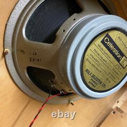 Matched Pair 2x Vintage 1973 Celestion G12M 25w T1511 Creamback 12 Speakers RIC