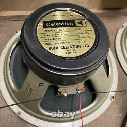 Matched Quad 4x Vintage 1977 Celestion G12H T1217 12 Speaker Drivers Original