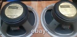 Matched pair of Celestion G12H Blackback 8ohm 30w T1234 vintage speakers