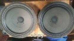 Matched pair of Celestion G12H Blackback 8ohm 30w T1234 vintage speakers