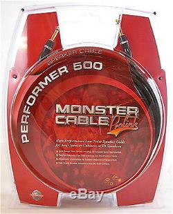 Monster Cable Prolink Performer 500 Speaker 1/4 Male Plugs 40' Guitar Amp PA ft