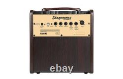NUX AC-80 Stageman II 80 Watt Rechargeable Battery Powered Acoustic Guitar Amp