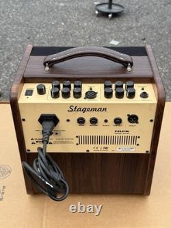 NUX Stageman AC50 50W Acoustic Combo Amp & NMP-4 Bluetooth Connector