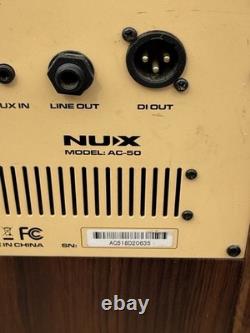 NUX Stageman AC50 50W Acoustic Combo Amp & NMP-4 Bluetooth Connector