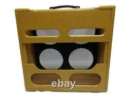 Narrow Panel Tweed Bassman Guitar Amplifier Combo Speaker Cabinet