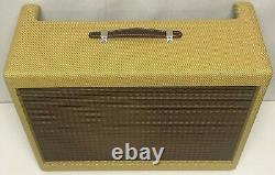 Narrow Panel Tweed Blues Deluxe Guitar Combo Amplifier Speaker Cabinet