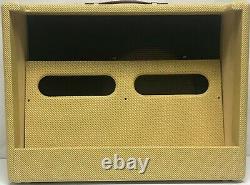 Narrow Panel Tweed Blues Deluxe Guitar Combo Amplifier Speaker Cabinet