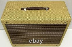 Narrow Panel Tweed Deluxe Guitar 5E3 Amplifier Extension Speaker Cabinet