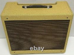 Narrow Panel Tweed Deluxe (blues Junior) Guitar Amplifier Combo Speaker Cabinet